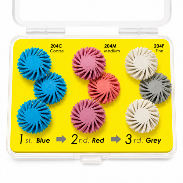 Dental Spiral Wheel Polishers (6 Pcs)