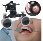 Loupes 3.5x2.5x 320-420mm Goggles Lab Magnifier Dentists Optical Lens Magnifying Glass Blue - Image 3