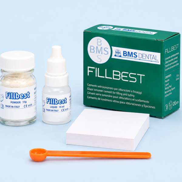 BMS Fillbest G lass Ionomer Cement 15 gr Powder + 8 ml Liquid