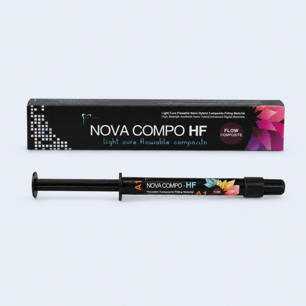 Nova Compo HF Flowable composite Light-Curing 2 syringes x 2g